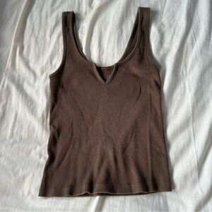brandy melville brown richie tank